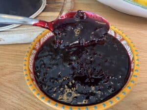 Blåbærsauce til dessert og kage