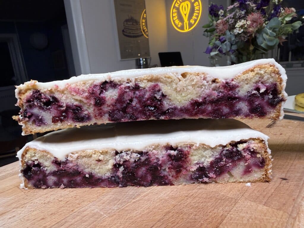 Citronmåne med blåbær