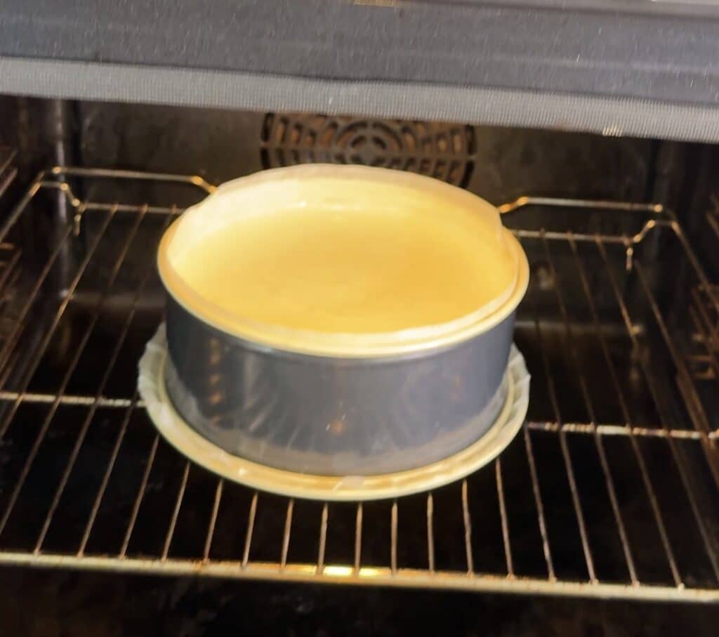 Cheesecake i en oven