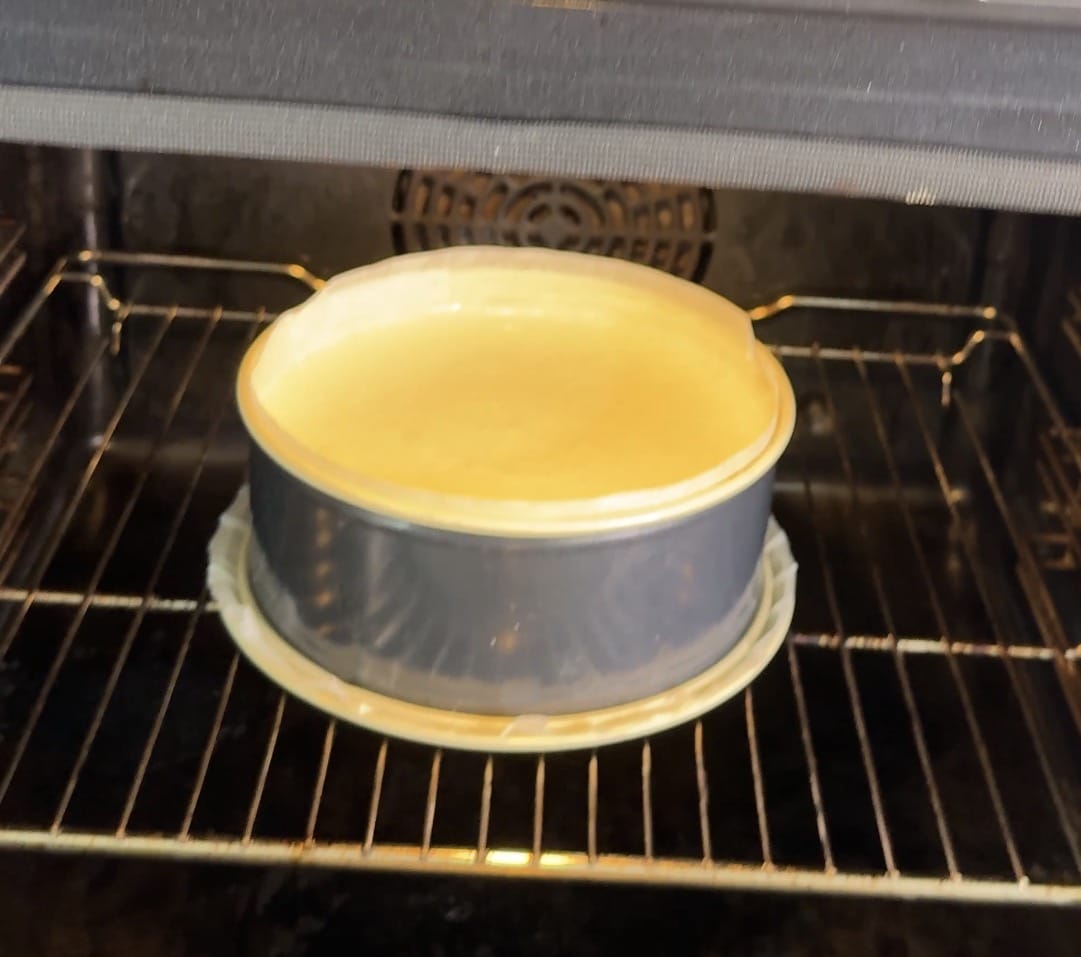 Cheesecake i en oven