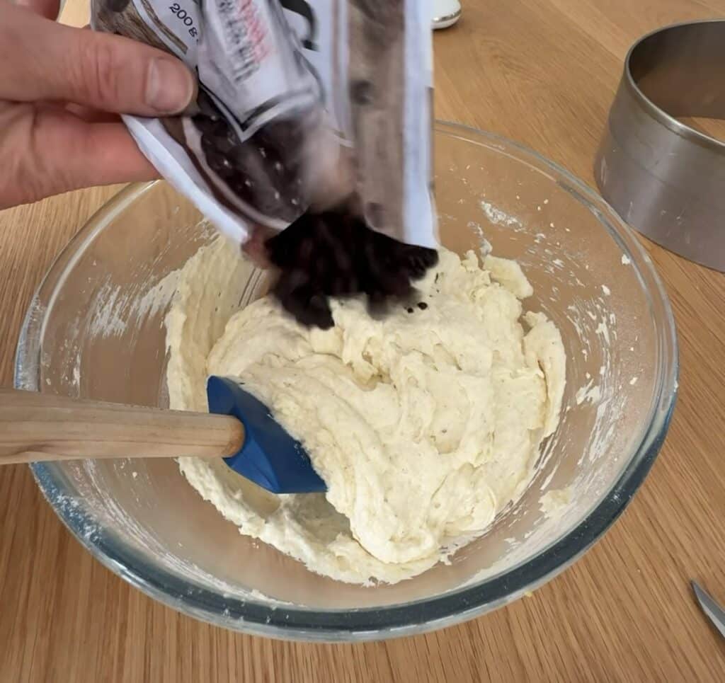 Frosne blåbær og citronmånedej