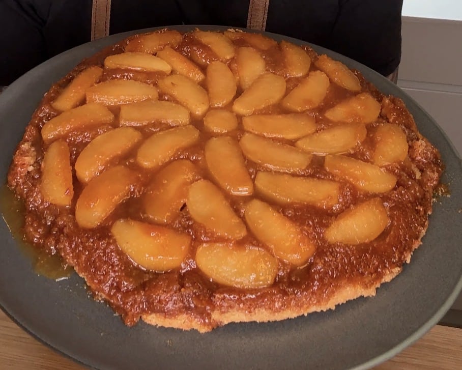 Æble Tarte Tatin med Sable Breton