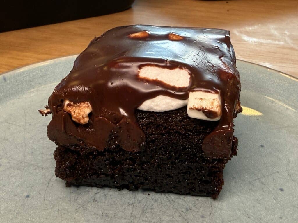 Mississippi mud cake med marshmallows